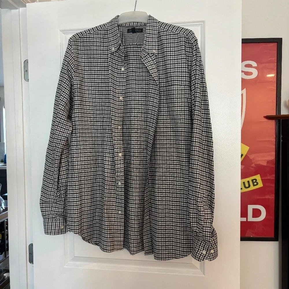 Men's Banana Republic Oxford Shirt Tailored Slim Fit Button Down Shirt
